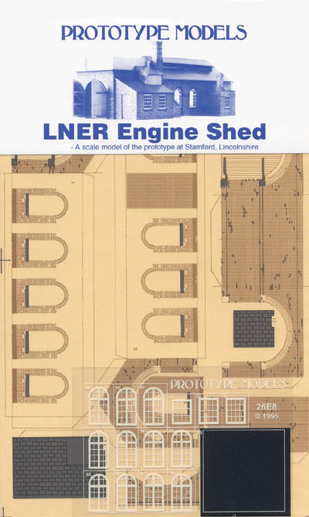 Prototype Models 46E8 LNER Engine Shed OO