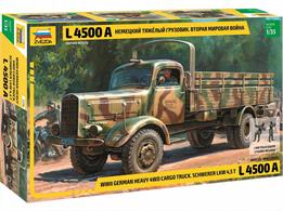 Zvezda 3596 1/35th German Heavy 4.5t Mercedes 4500s Truck KitNumber of Parts 256   Length 220mm