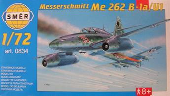 Smer 0834 Messerschmitt ME 262 B-1A/U1 Jet Fighter kit