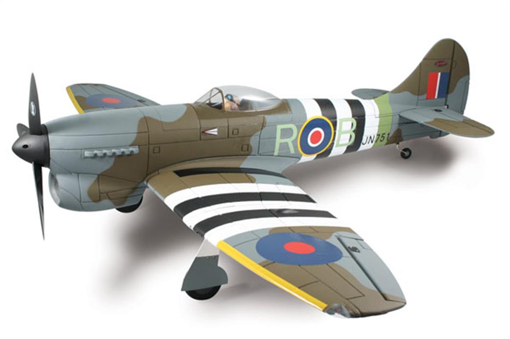 Dynam  DYN8959 Hawker Tempest 1270mm W/O RX/TX/Bat