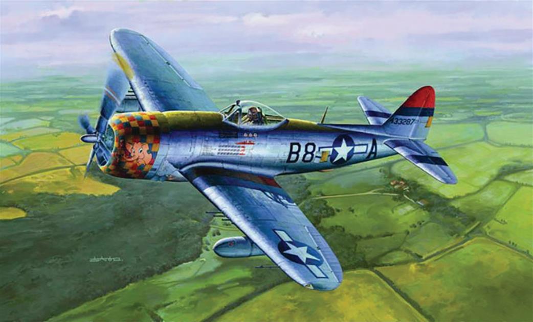 Trumpeter 1/32 02264 P-47D-30 Thunderbolt Dorsal Fin US WW2 Fighter Kit