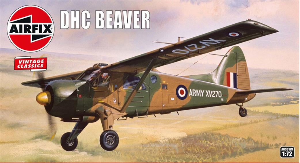 Airfix 1/72 A03017V de Havilland Beaver Vintage Classic Kit