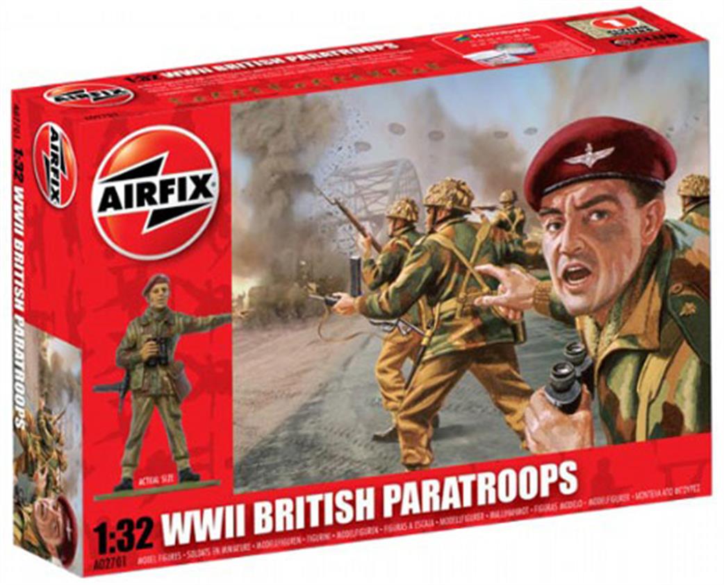 Airfix 1/32 A02701V British Paratroops Figure Set