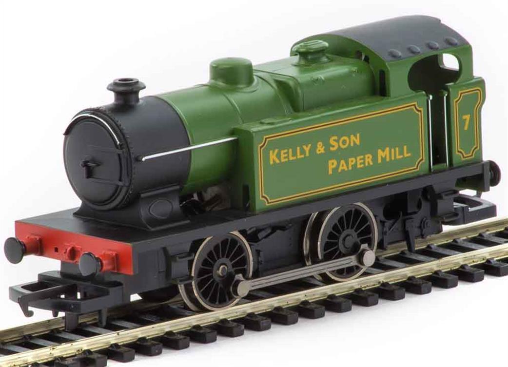 Hornby OO R3496 Railroad Kelly & Son Paper Mill 7 Type D 0-4-0T shunting locomotive