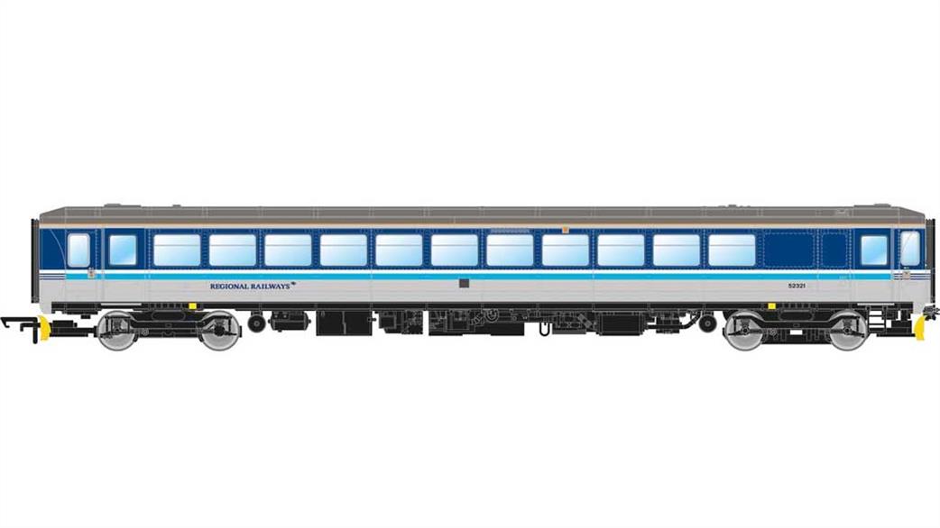 Hornby OO R3477 BR Regional Railways 153321 Class 153 Single Car Diesel Multiple Unit Train Regional Railways Livery