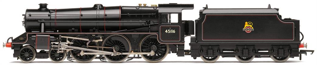 Hornby OO R3385TTS BR 45116 ex-LMS Black 5 4-6-0 with TTS Sound