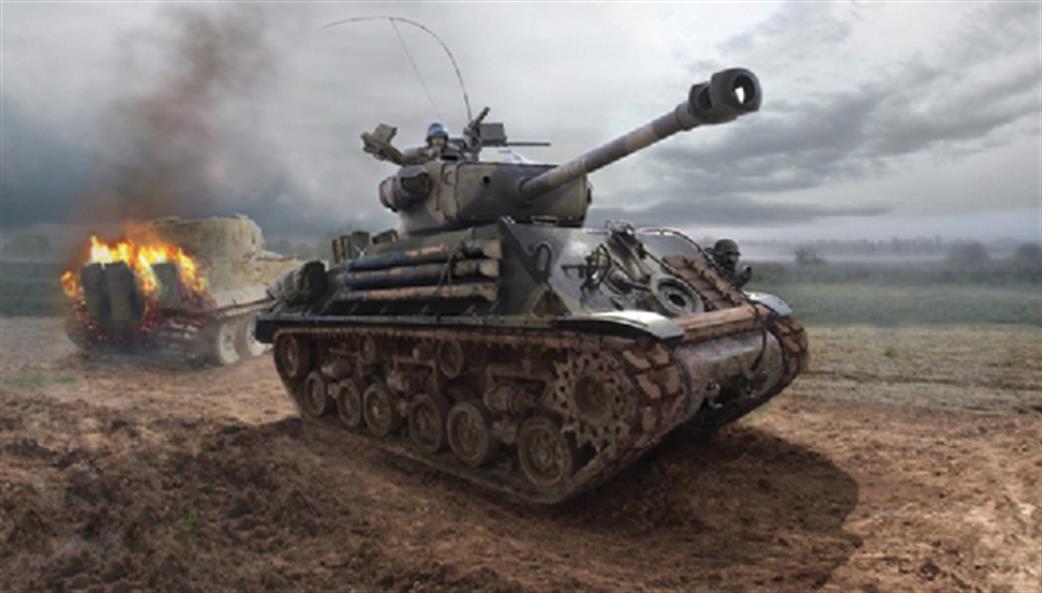 Italeri 6529 Fury M4A3E8 Sherman Easy 8 Tank Kit 1/35