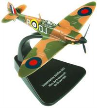 Oxford Diecast 1/72 Supermarine Spitfire MkI Aircraft Model AC001This range of Front Line Fighters featuring some of the greatest aircraft ever that went to battle. The range not only covers some well known names, such as the Spitfire and Messerschmitts - but also other names, such as Kawasakis, Lavochkins, Heinkels, Dorniers plus many more. The models come with a printed stand and are in flight mode, they can be posed on the stands at different angles.