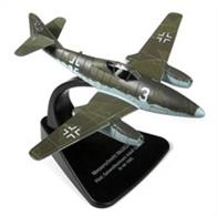 Oxford Diecast 1/72 Messerschmitt ME 262 Aircraft Model AC007 New to the Oxford range of 1:72 scale aircraft of WWII, this aircraft is modelled on the fighter plane of one of the most famous Luftwaffe aces of the confict and fills an important gap in your WWII collection. The Messerschmitt Me 262 was the world's first operational jet-powered fighter aircraft. Its use in WWII started in 1944 as a multi-role fighter/bomber/ reconnaissance warplane for the Luftwaffe. After the war, it influenced the designs of such aircraft as the American F-86 and Boeing B-47.