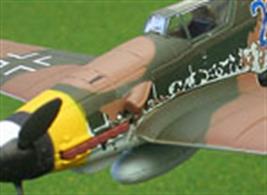 The Messerschmitt Bf109 was designed in 1934 by Willy Messerschmitt for potential use as a high speed, short-range bomber interceptor. The first variants were relatively low powered but later variants incorporated major redesigns, including a heavier engine, more armaments and the provision for a long range drop tank to rectify its short-range limitations.