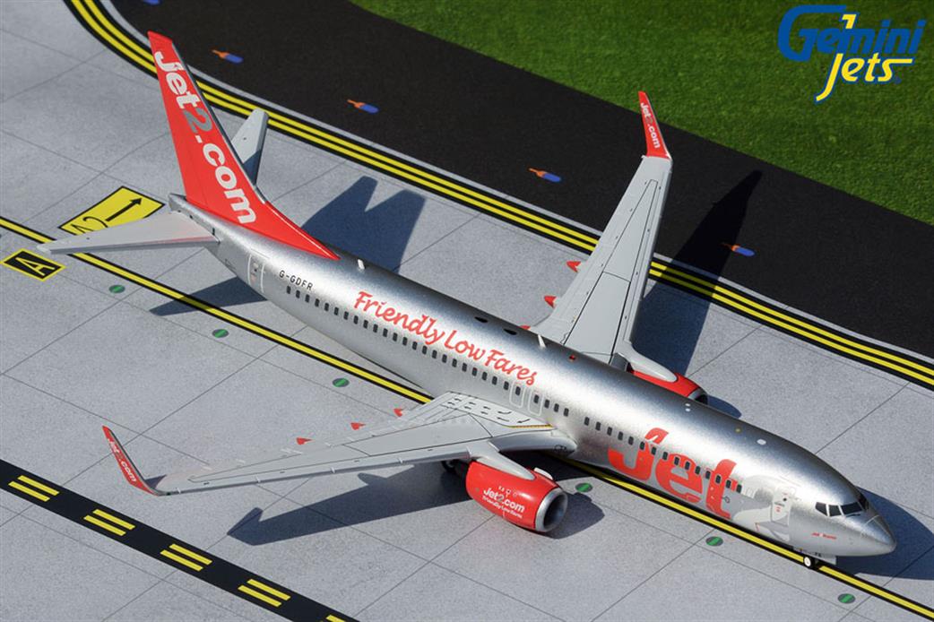 Gemini Jets 1/200 G2EXS463 Jet2.com Boeing B737-800 G-GDFR Airliner Model