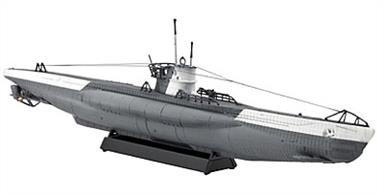 Revell 1/350 U-Boat Type VIIC Submarine Kit 05093Number of parts 29 Model Length 192mmGlue and paints are required