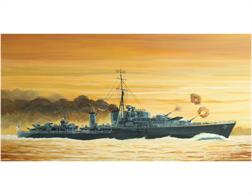 Trumpeter 1/700 HMS Eskimo Tribal Class Destroyer WW2 05757Number of parts 92Model Length 164.4mmGlue and paints are required t