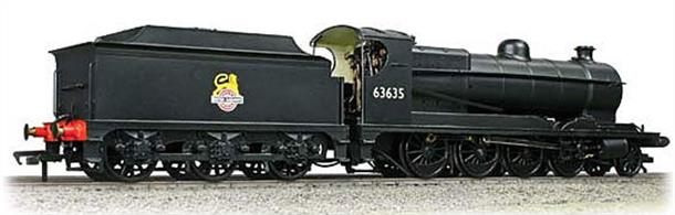 Bachmann 31-002 00 Gauge BR 63635 Class O4 Robinson ROD 2-8-0 Black Livery  Early CrestThis detailed model of 63635 is painted in the BR black livery with the early lion over wheel crest.DCC Ready. 21-pin decoder required.
