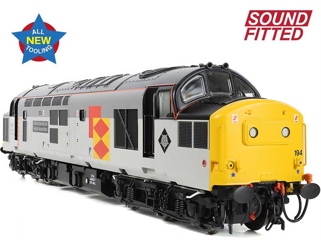 Bachmann OO 35-307SF BR Railfreight 37194 British International Freight Association Railfreight Livery DCC Sound