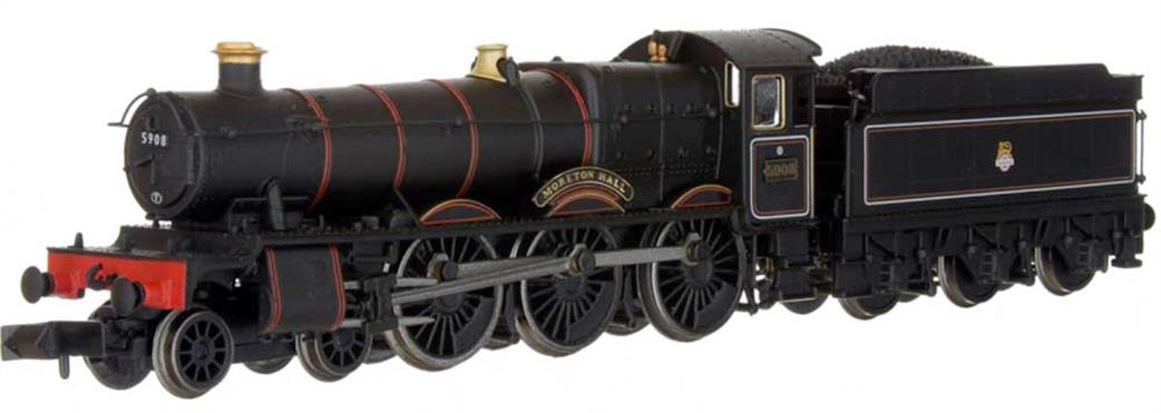 Dapol N 2S-010-004 BR 5908 Moreton Hall ex-GWR 4-6-0 Hall Class Black Early Emblem