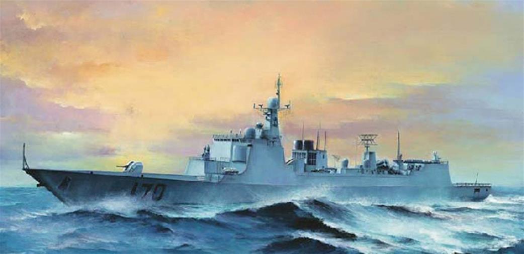Trumpeter 1/350 04530 PLA Navy 052c DDg-170 Lanzhou Destroyer Kit