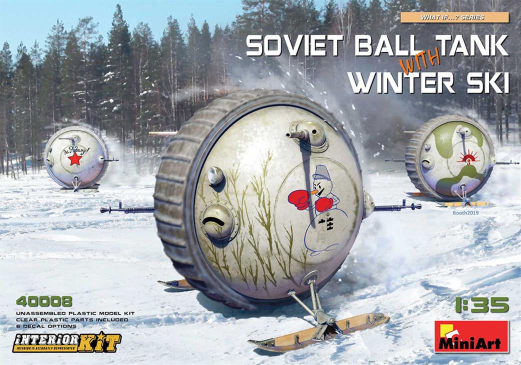 MiniArt 1/35 40008 Soviet Ball Tank with Winter Ski kit
