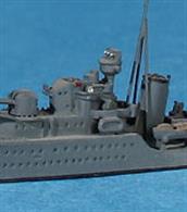 These mid-war Destroyers had x-turret replaced with AA guns. The Canadian Navy ships were all of this variant.