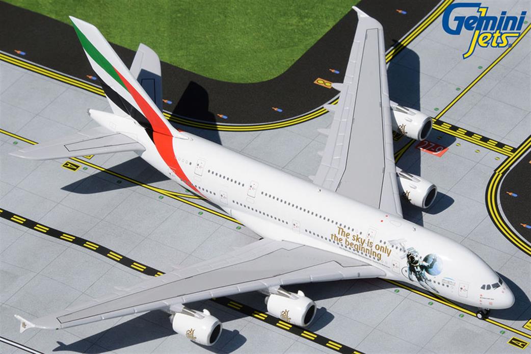Gemini Jets 1/400 GJUAE1924 EMIRATES A380 ASTRONAUT LIVERY REG A6-EEH