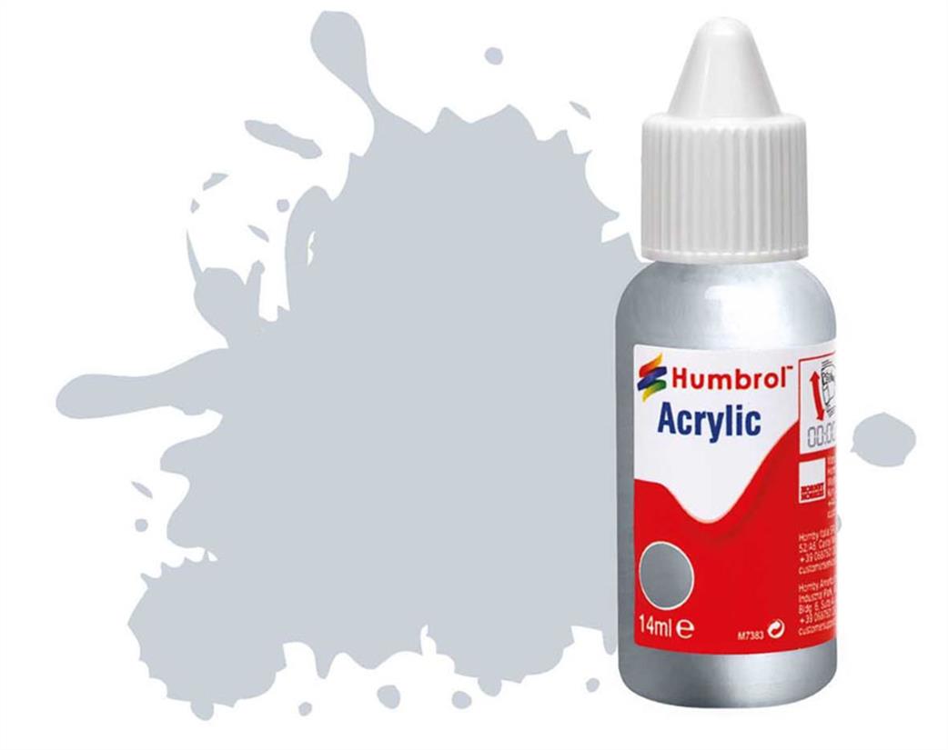 Humbrol  DB0056 56 Aluminium Metallic 14ml Acrylic Paint Dropper Bottle