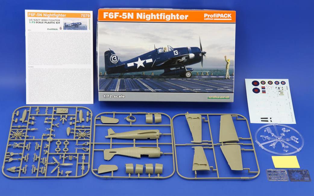 Eduard 1/72 7079 Hellcat F6F-5N Night Fighter Profi Pack