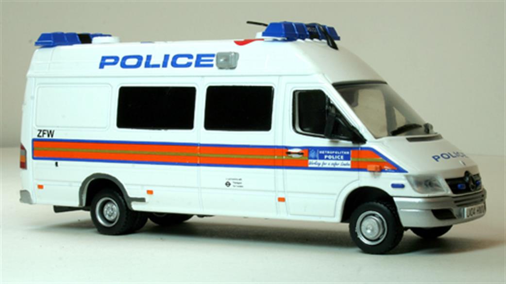 Fire Brigade Models 1/50 FBM0203 Mercedes Metropolitan Police Transport for London Van Model