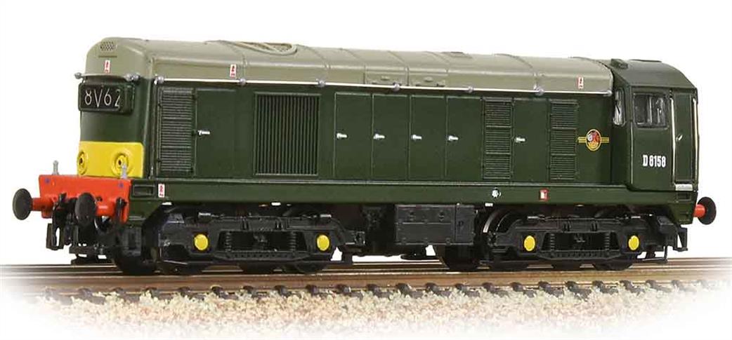 Graham Farish N 371-038 BR D8158 Class 20 Diesel Headcode Boxes Green Small Warning Panels