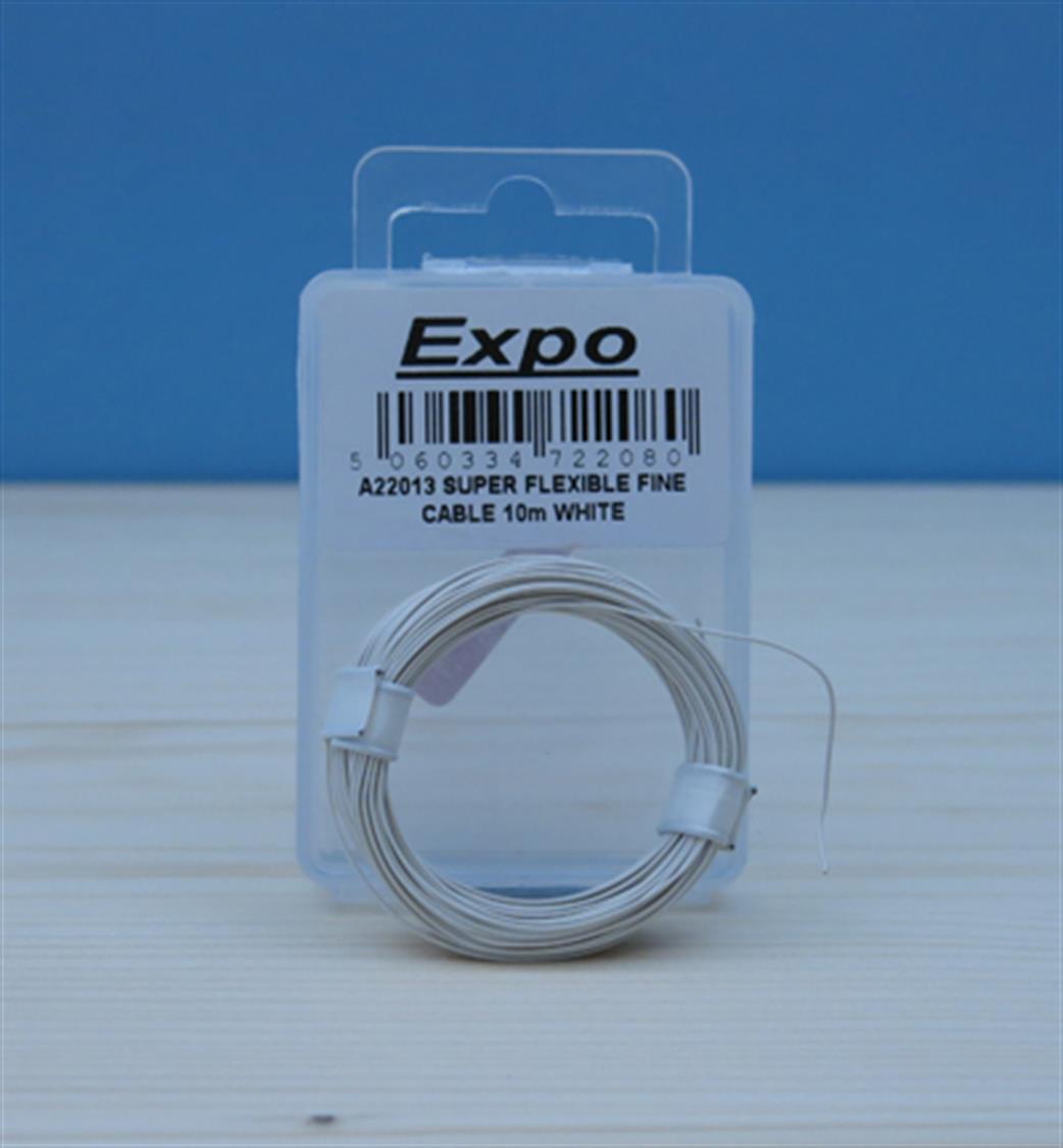 Expo  A22013 White 10m Super Flexible Fine Cable