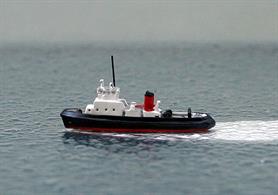 A 1/1250 scale metal model of navy tug SD Powerful by Albatros Alk328A.