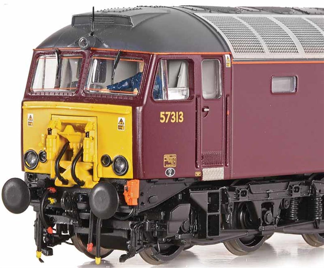 Bachmann OO 32-765 West Coast 57313 Class 57/3 Diesel Locomotive WCRC Maroon Livery