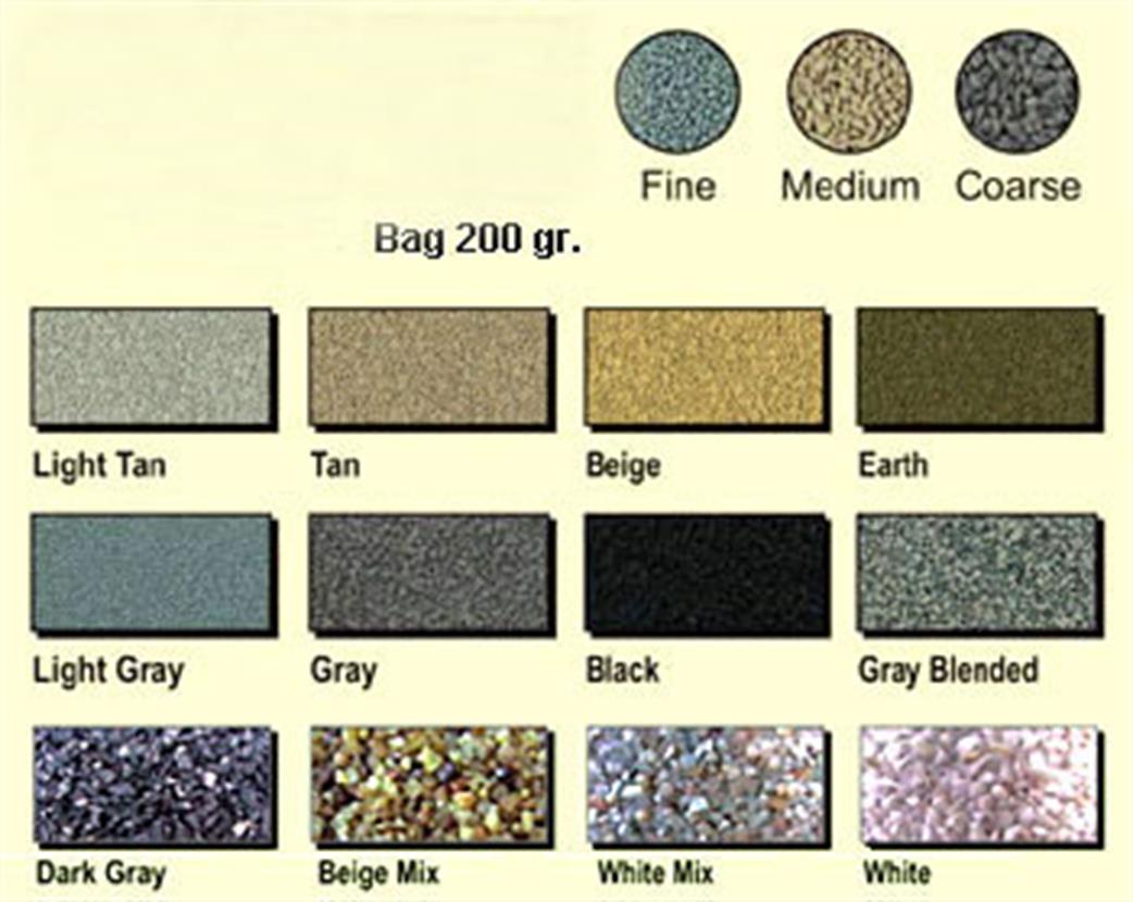 JTT Scenery Products  95224 Gray Blend Coarse Gravel