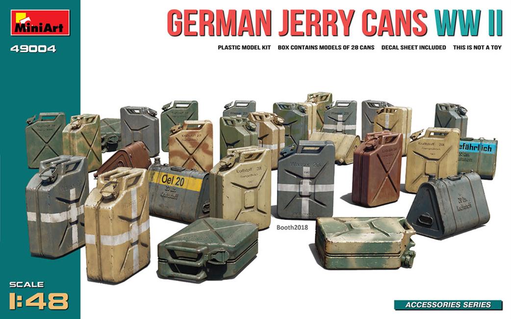 MiniArt 1/48 49004 German Jerry Cans WW2