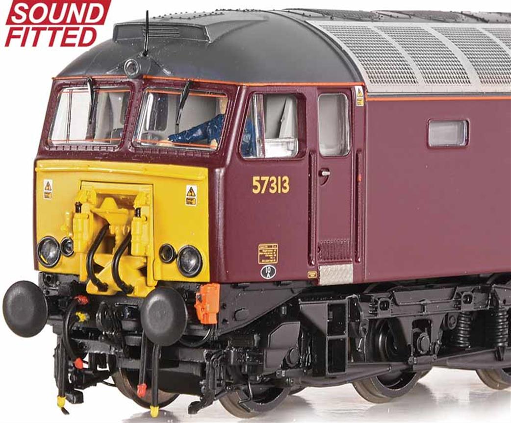 Bachmann OO 32-765SF Class 57/3 57313 WCRC Maroon DCC and Sound
