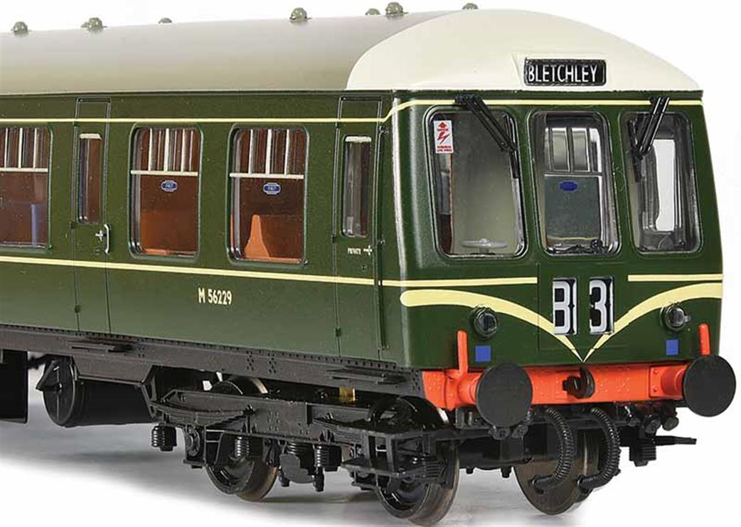 Bachmann 32-900C Class 108 2-Car DMU BR Green (Speed Whiskers) OO