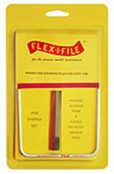 Unlike Needle files, “Flex-I-File” automatically follows compound curves, contour changes, and fillets without leaving scratches or flat spots.&nbsp; This Starter Set is exactly what you need to get going on your hobby project!Contents: 1 Anodized Aluminum Frame and 6 Assorted Abrasive Refill Tapes