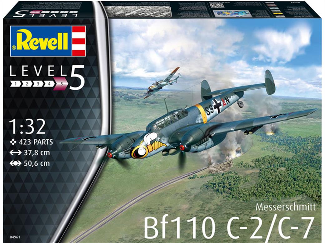 Revell 1/32 04961 Messerschmitt Bf110 C-7 Heavy Fighter Kit