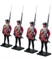 W Britain 45th Regiment of Foot Centre Company Set 1754-1763The 45th (Nottinghamshire) (Sherwood Foresters) Regiment of Foot was a British Army line infantry regiment, raised in 1741.4 Piece SetLimited Edition of 750 sets.1/32 (54mm) Scale.Gloss Finish. 