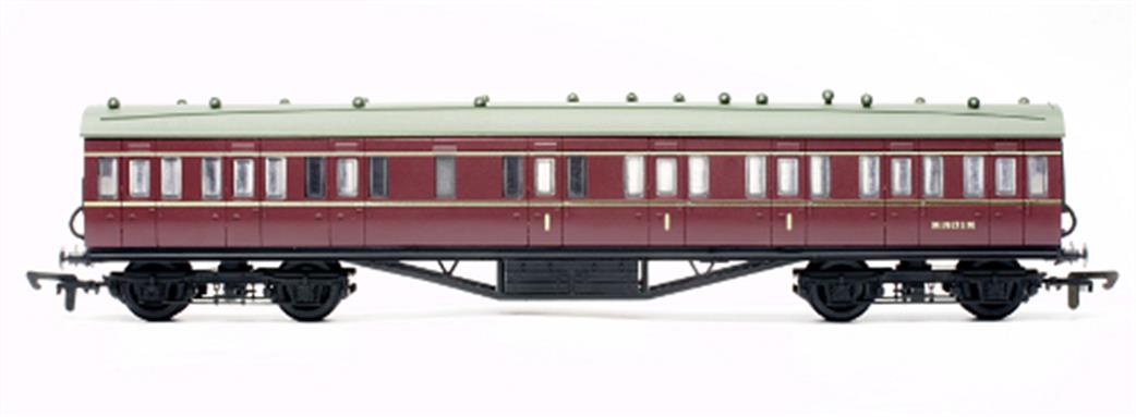 Dapol OO C099 Stanier Suburban Composite Coach Kit BR Lined Maroon