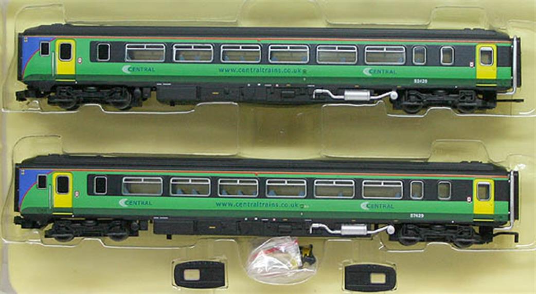 Dapol N ND096A Central Trains 2-Car Class 156 Sprinter Train Powered Unit
