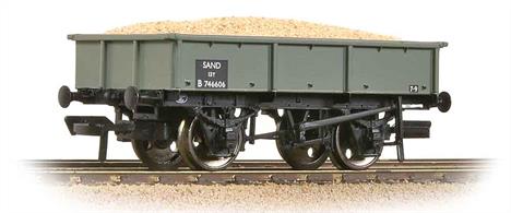 An excellent model of the BR sand tippler wagon in BR grey livery, as used to designate non-vacuum fitted wagons.