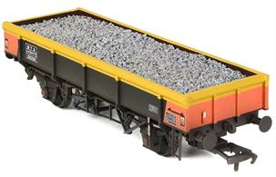 An EWS wagon carrying former Loadhaul Black and Orange livery, our model has a weathered finish and is supplied with a Ballast Load.