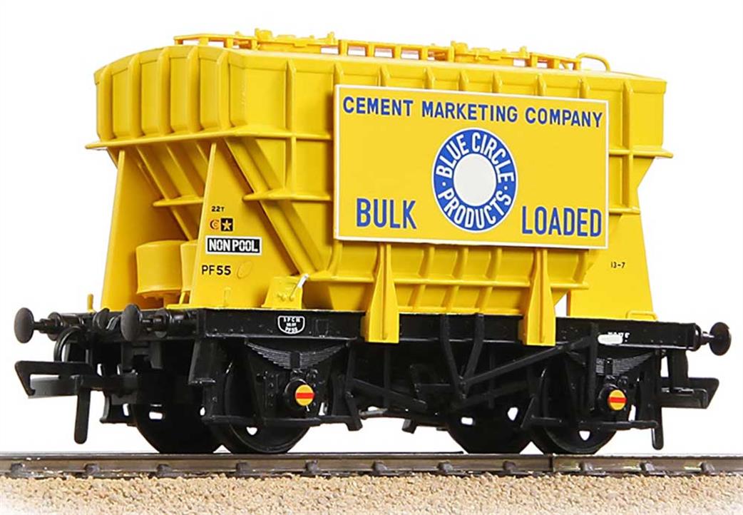 Bachmann OO 38-273 BR Presflo Bulk Cement Wagon Blue Cicle Cement