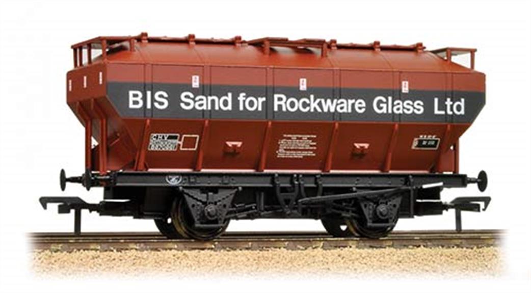 Bachmann OO 38-502 BR COVHOP Covered Hopper British Industrial Sand Bauxite & Black