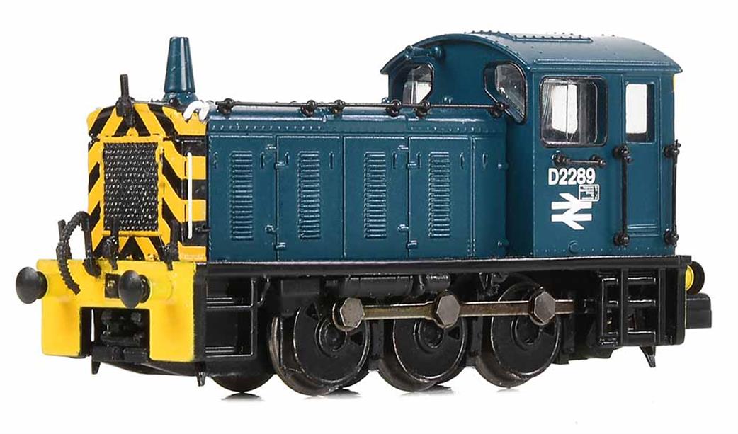 Graham Farish 371-051D BR D2289 Class 04 0-6-0 Shunter Blue with Wasp Stripes N