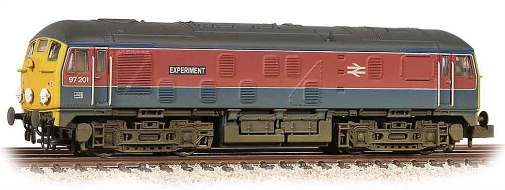 Graham Farish 372-980 BR RTC 97201 Experiment Class 24 Diesel BR Railway Technical Centre Blue & Red Livery N