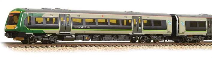 London Midland operated trains across the West Midlands around Birmingham plus stopping services between London Euston and Liverpool until the franchise was re-let in 2017. These stylish 170 units provide comfortable passenger accommodation on long distance services.The Graham Farish model captures the look of these sleek trains, with smooth running and accurately reproduced livery details.
