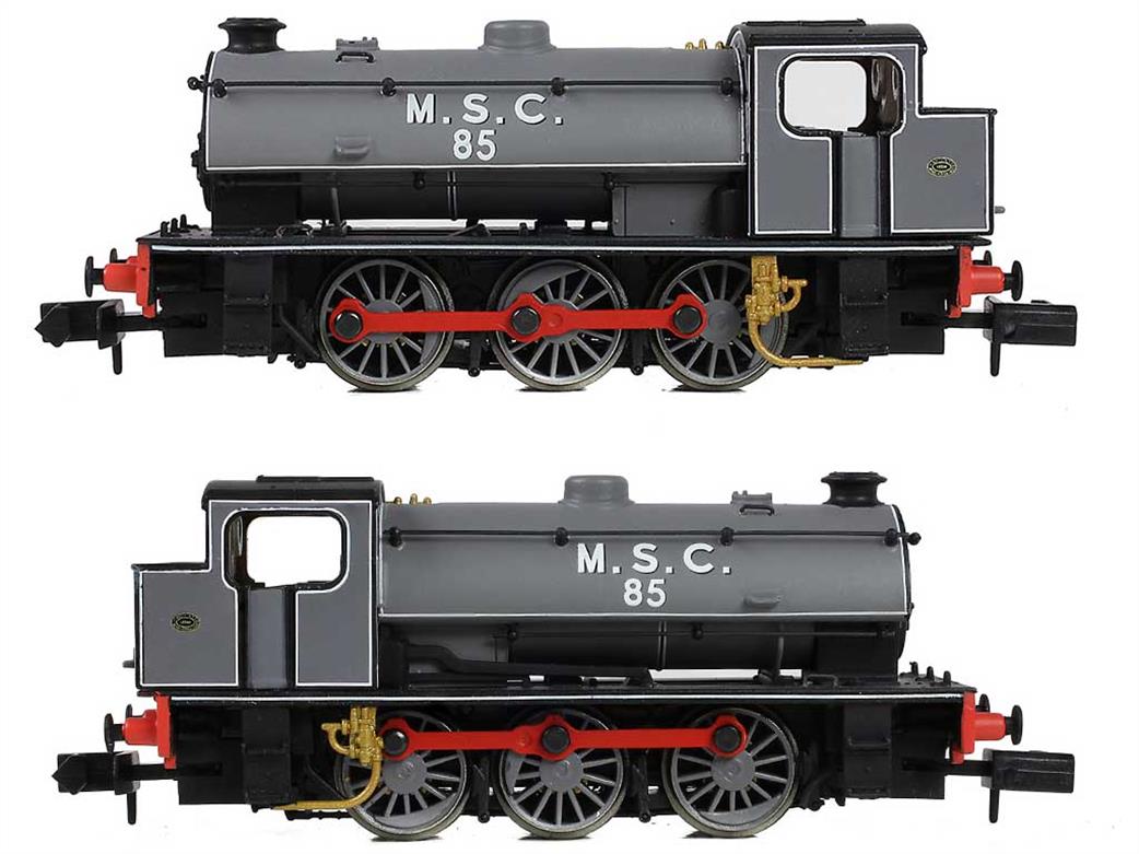 Bachmann EFE Rail E85508 MSC 85 WD Hunslet Austerity 0-6-0ST Manchester Ship Canal Lined Grey N