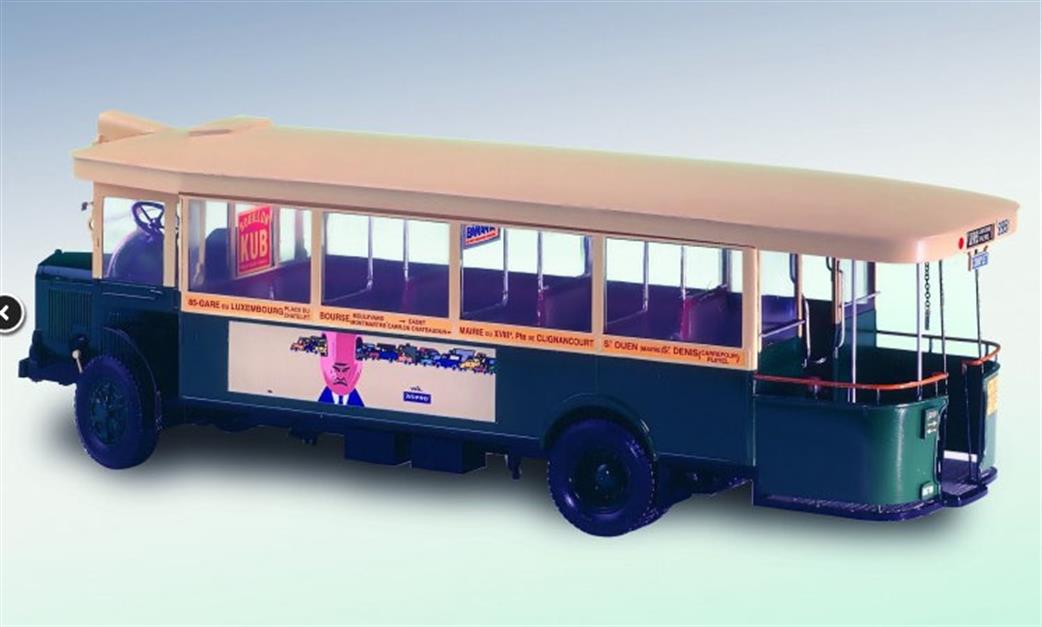 Heller  1/24 80789 Autobus Parisien TN6 C2 Bus Model