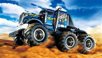 Tamiya Konghead 6x6 6WD G6-01 Truck Kit 58646This is an R/C model assembly kit. Length: 420mm, width: 270mm, height: 280mm.